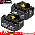 2x 8,0AH Für Original Makita Akku 18V 8Ah Li-ion BL1860B BL1850B BL1840B BL1830B