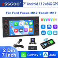 DAB+ Kamera 2+64G Android13 Autoradio Carplay GPS Navi Für Ford Transit MK7 Kuga