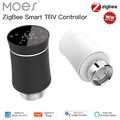 MOES ZigBee 3.0 TRV Thermostat Tuya Heizkörper Stellantrieb Ventil intelligent programmierbar