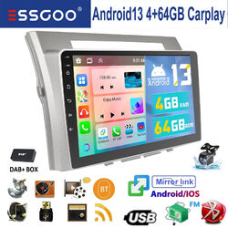 DAB+ 64G Android13 Autoradio Carplay GPS Navi Für Toyota Corolla Verso 2003-2009