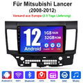 10"Android12 Autoradio DAB GPS Navi 1+32GB Für Mitsubishi Lancer 2008-2012 WIFI