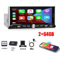 6.9" DAB+ 1Din Autoradio Apple Carplay Android13 GPS Navi WIFI MP5 2G+64G Kamera