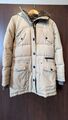 Marc O'Polo Damen Gr. 36 Beige /Grau ,Daunenmantel Mantel Jacke Wintermantel 