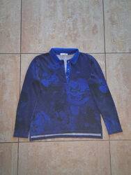 Lacoste Poloshirt Damen, G.38/36,  Langarm, Blau.