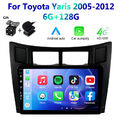 9'' Autoradio Für Toyota Yaris 2005-2012 Android 12 GPS NAVI 6+128G Carplay WIFI