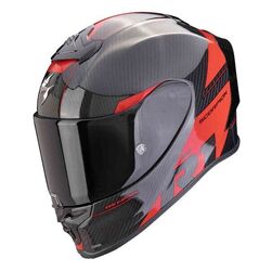 Scorpion EXO-R1 EVO Carbon Air Rally Rennhelm (Schwarz/Rot) Gr: L (59) Carbon He