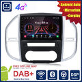 4G LTE Android13 Autoradio GPS Navi Carplay WIFI Bluetooth 4+64G Für Benz Vito 3