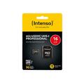 INTENSO MICRO SDHC KARTE UHS-I 16GB 3433470 90MB/s mit Adapter (4034303022304)