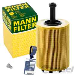 MANN FILTER ÖLWECHSELSET passend für AUDI A3 8P AUDI A4 B7+B8 VW PASSAT B6