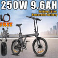 20 Zoll Herren/Damen E-bike 250W Klapprad Elektrofahrrad E Mountainbike 25km/h