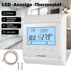 2023 Raumthermostat Fußbodenheizung Raumtemperaturregler Raumregler Digital LCD