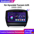 9" Android 13 Autoradio BT GPS NAVI WIFI DAB+ Für IX35 Tucson 2009-2015 6+128G