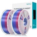 2×1KG SUNLU PLA+ SILK Filament 1KG 1.75MM Shiny 3D-Drucker Verbrauchsmaterial