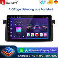 9"Android 13 6+128G Für BMW 3er E46 1998-2006 Autoradio GPS Navi WIFI SWC DAB BT