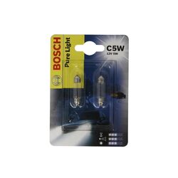 Glühlampe Sekundär BOSCH C5W Pure Light 12V/5W, 2 Stück [P]