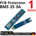 BMS 2S 3A 7.4V Cell Laderegler Module Charger PCB Protection li-on Akku Platine