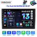 Autoradio Carplay Android GPS 4+64G Für Audi A4 S4 RS4 8E 8F B6 B7 Seat Exeo KAM