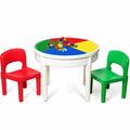 3tlg Kindersitzgruppe Kinder Tischset Kinder Spieltischset Bausteintisch HW63334