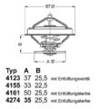 BorgWarner (Wahler) (4274.92D) Thermostat Kühlmittel für AUDI SKODA VW