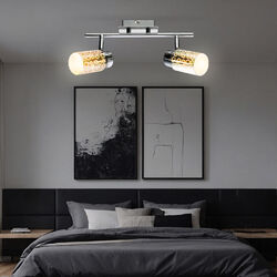 Deckenstrahler Deckenlampe Deckenleuchte beweglich LED Wohnzimmerlampe 3D Effekt