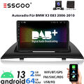 DAB+ Für BMW X3 E83 2006-2010 9" Autoradio Android13 GPS WIFI 64G Carplay BT Kam