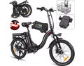 350W Elektrofahrrad 36V 12Ah E-Mountainbike 20 Zoll Offroad E-Bike Moped 7 Gänge