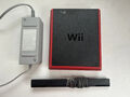 Nintendo Wii Mini-Konsole RVL-201 rote Spielkonsole kein Controller