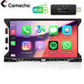 DAB+ Kabellos Apple CarPlay & Android Auto Doppel 2DIN 7" Autoradio mit USB FM