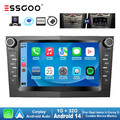 Carplay Android 14 Autoradio GPS Cam Für Opel Astra H Corsa C D Zafira B Vivaro