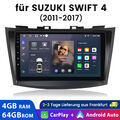 Autoradio für Suzuki Swift IV FZ 2011-2017 Android 13 Car Play Navi GPS 4GB+64GB