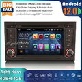 DSP Android 12 Autoradio GPS Navi DAB+CarPlay für AUDI A4 S4 RS4 RNS-E SEAT EXEO