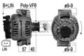 ERA 209083A Generator, Lichtmaschine für MERCEDES-BENZ SPRINTER 3,5-t Pritsche/F