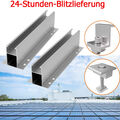 Solarpanel Alu Halterung Schiene Trapezblech Metalldach PV Befestigungsschiene