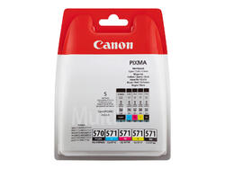 Canon Original PGI-570/CLI-571 Druckerpatronen - 5er Multipack (0372C004)