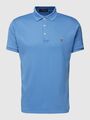 Polo Ralph Lauren Slim Fit Poloshirt mit Logo-Stitching in ocean gr M #K4