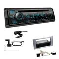 Kenwood CD-Receiver Autoradio DAB+ Bluetooth für Ford Kuga silber mit Canbus