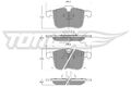 Bremsbelagsatz Scheibenbremse TOMEX Brakes TX 16-19 für YS3F SAAB OPEL VECTRA CC