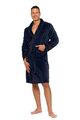 Herren Morgenmantel Hausmantel Bademantel Polarfleece Robe Winter MORAJ 7000