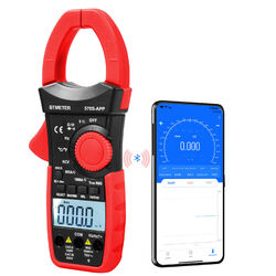 Clamp Meter Digital Multimeter Gleichstrom 6000 Zählt AC/DC Volt 1000A True RMS⚡Telefon APP⚡NCV-Test ⚡Diodentest ⚡Kapazität ⚡Frequenz