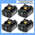 4x 18V 8000mAH Akku Für Makita BL1850 BL1830 BL1860B Led Anzeige 197422-4 9AH DE