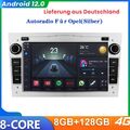 8-Kern 8+128GB Carplay Autoradio Android13 GPS 4G DSP Für Opel Astra H Corsa C/D