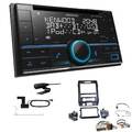 Kenwood 2-DIN CD-Receiver Autoradio Bluetooth DAB+ für Ford F150 ab 2009 schwarz