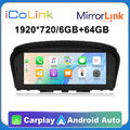 Android 14 Für BMW E60 E61 CCC Autoradio LTE 4G 6+64GB Carplay GPS Navi IPS USB