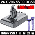 6000MAH AKKU Für DYSON V6 DC59 DC62 DC61 DC58 SV03 SV05 6Ah 965874-02 SONY CELL