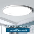 LED Deckenleuchte Bad Badezimmer-Lampe flach Wohn Schlafzimmer Küche Flur IP44