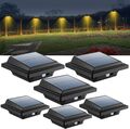 6Stk.Solarlampen für Außen 40LEDs Dachrinne Solarleuchte mit Bewegungsmelder