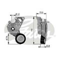 Gates Spannrolle, Keilrippenriemen für AUDI SEAT SKODA VW