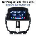 Für Peugeot 207 CC 2006-2015 9"Android 12 Autoradio GPS Navi CarPlay 2+32GB WiFi