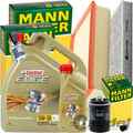 MANN INSPEKTIONSKIT+1x5+1x1L CASTROL 5W30 ÖL passend für VW MULTIVAN T5 6 2.0TSI