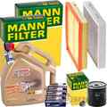 MANN INSPEKTIONSPAKET+5L CASTROL 5W-30 MOTORÖL passend für OPEL MERIVA A 1.6+1.8